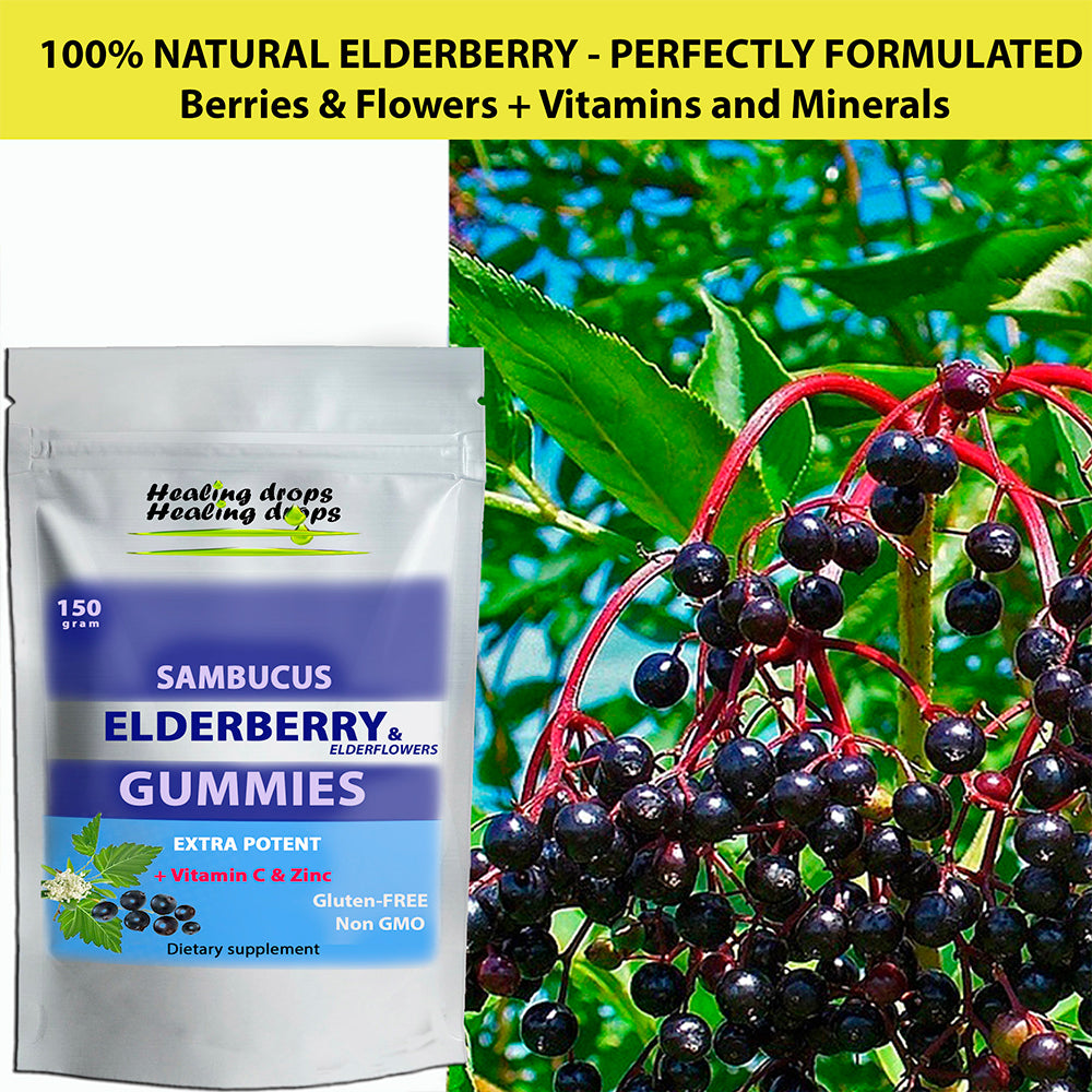 Elderberry Gummy Bears + Vitamin C and Zinc