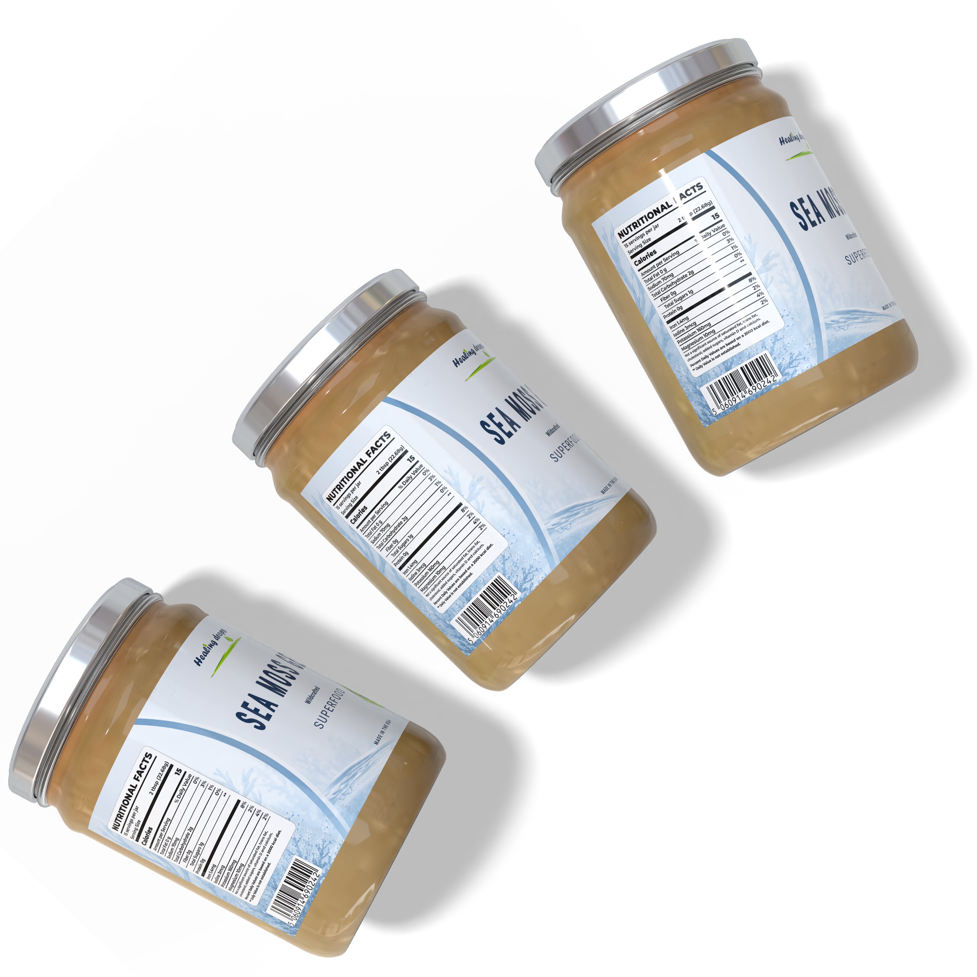 Healing Drops Sea Moss Gel (Original) - Superfood Blend | Premium