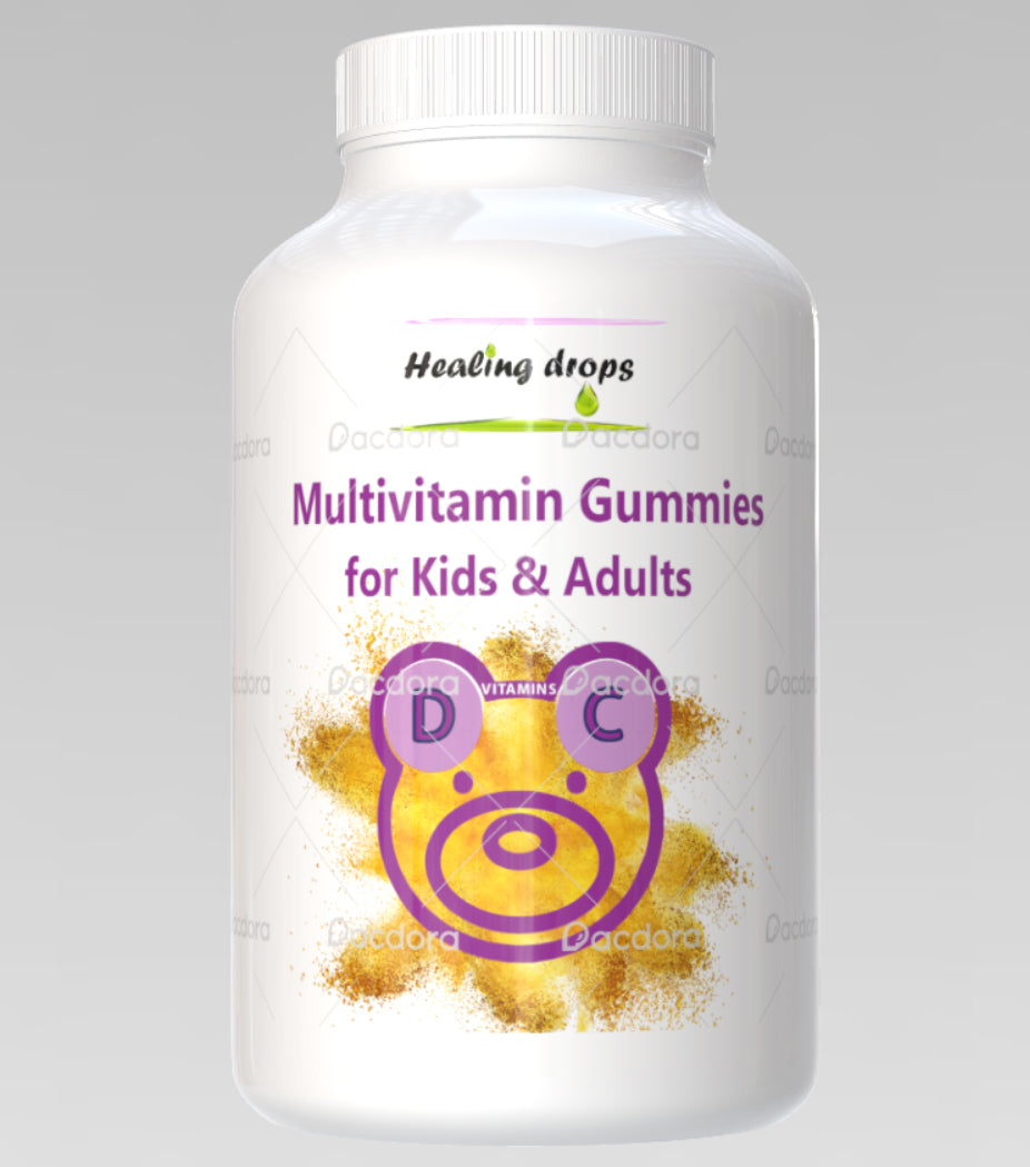 Vitamins A, C, D, D, Bs, Folic Acid & Zinc Sugar-Free Gummies for Kids
