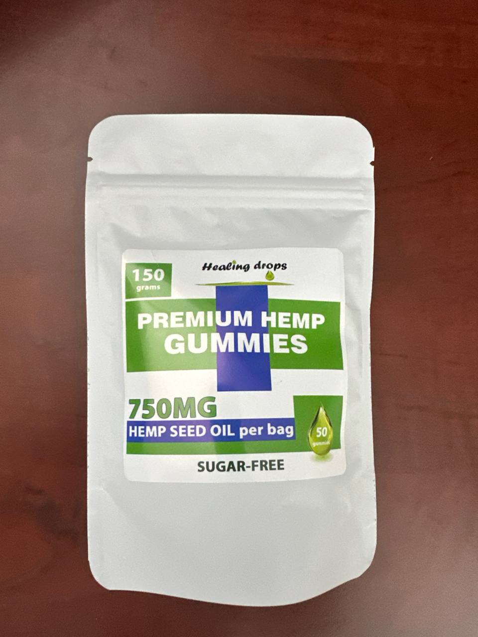 Hemp Gummy Bears 750 mg Sugar-Free Premium Organic