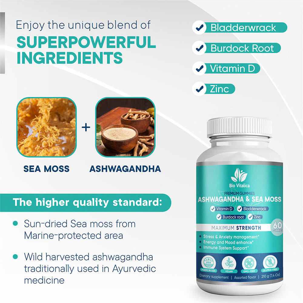 Sea Moss Ashwagandha Gummies